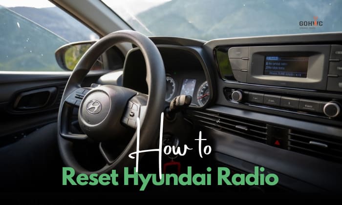 how to reset hyundai radio