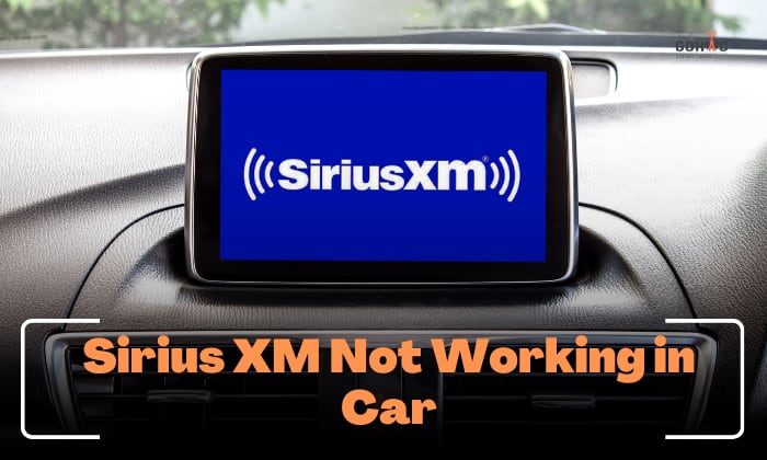 sirius xm not working in car