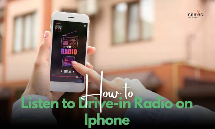 how to listen to drive-in radio on iphone