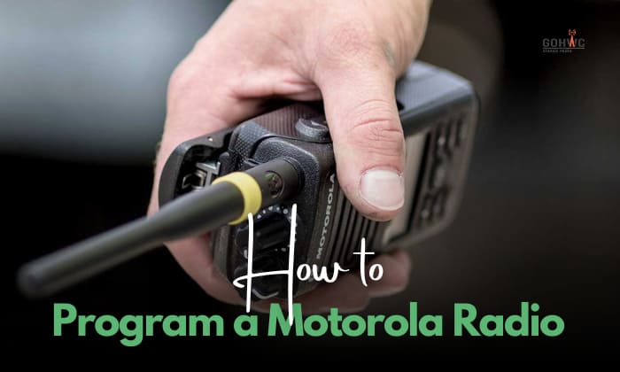 how to program a motorola radio