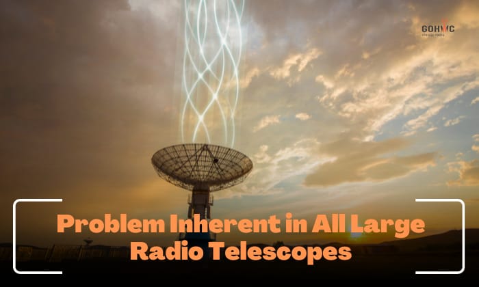 which of the following is a problem inherent in all large radio telescopes